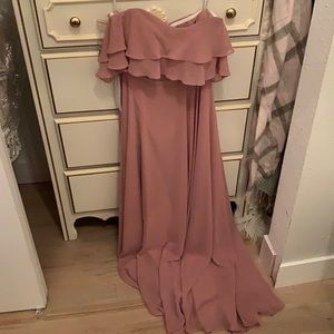 Blush Bridesmaid Dress
